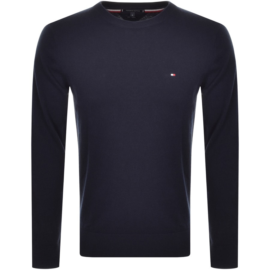 Alternative Image for ProductTommy Hilfiger Crew Neck Knit Jumper Navy1
